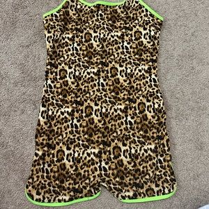 Cheetah Romper